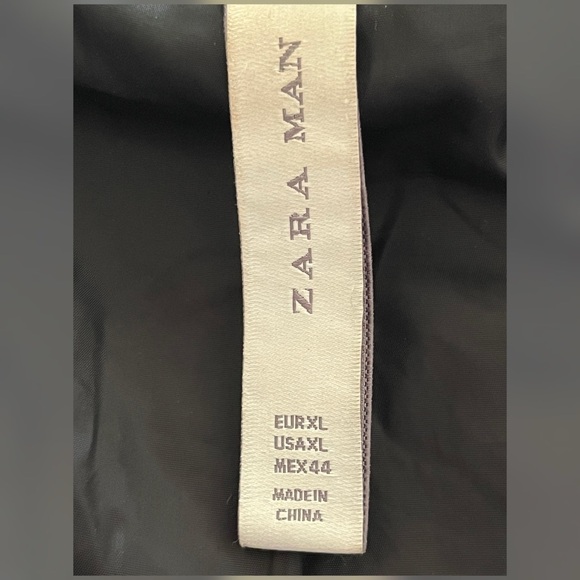 Zara Man Men’s Zip Up Jacket Size XL - Picture 4 of 8
